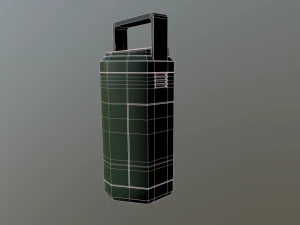 sci fi containment flask 3D Model
