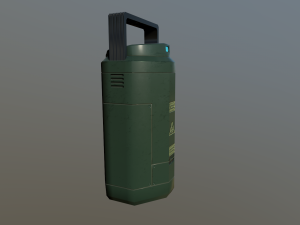 sci fi containment flask 3D Модель