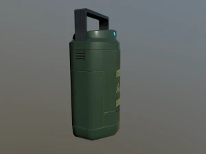 sci fi containment flask 3D Model