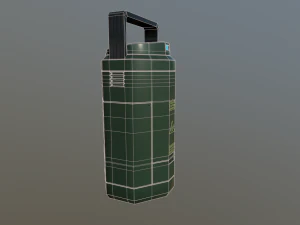 sci fi containment flask 3D Model