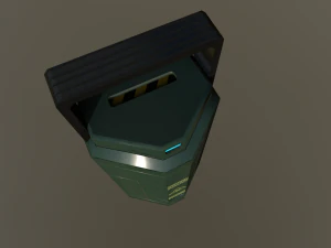 sci fi containment flask 3D Model