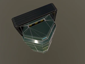sci fi containment flask 3D Model