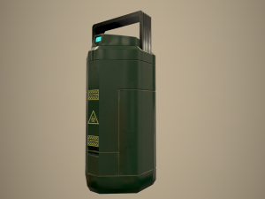 sci fi containment flask 3D Модель