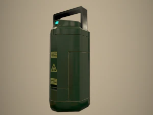 sci fi containment flask 3D Model