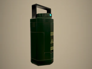 sci fi containment flask 3D Model