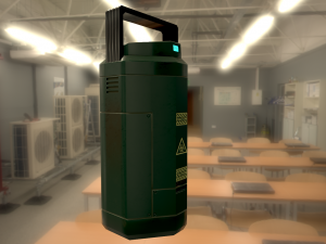 sci fi containment flask 3D Модель