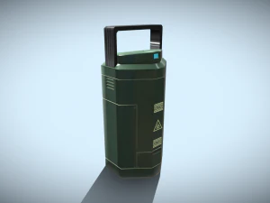 sci fi containment flask 3D Model