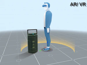 sci fi containment flask 3D Model