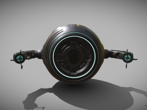 sci-fi repair drone Modèle 3D