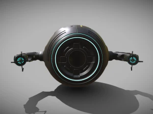 sci-fi repair drone 3D Model