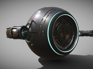 sci-fi repair drone Modèle 3D