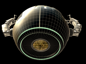 sci-fi repair drone Modèle 3D