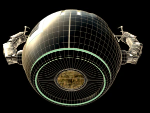 sci-fi repair drone 3D Model