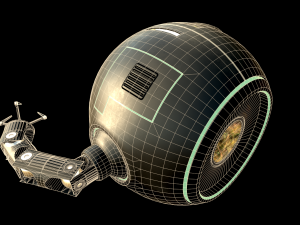 sci-fi repair drone Modèle 3D
