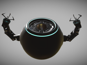 sci-fi repair drone Modèle 3D