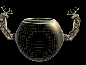sci-fi repair drone Modèle 3D