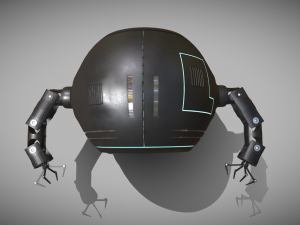 sci-fi repair drone Modèle 3D