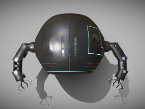 sci-fi repair drone 3D Model