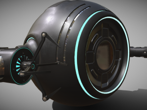 sci-fi repair drone Modèle 3D