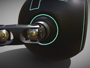 sci-fi repair drone Modèle 3D