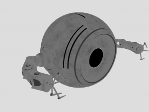 sci-fi repair drone 3D Model
