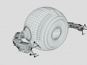 sci-fi repair drone Modèle 3D