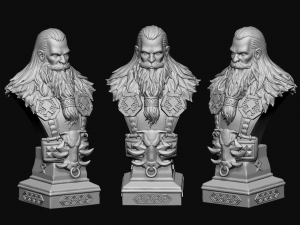 warrior 3D-printmodel