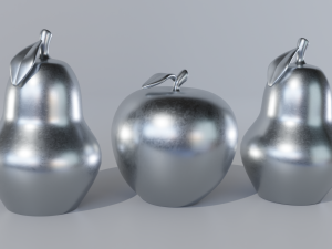 pear and aple 3D Model