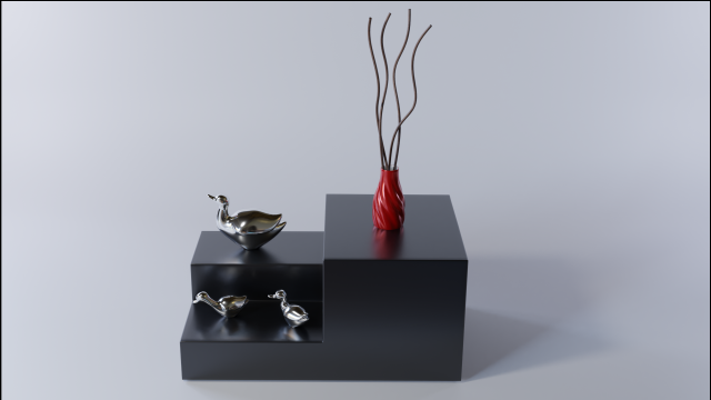 central table 3D 模型 .c4d .max .obj .3ds .fbx .stl .blend 