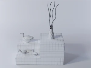 mesa central Modelo 3D