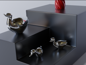 central table 3D 模型