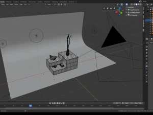 mesa central Modelo 3D