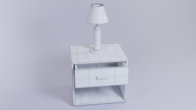 nigthstand 3D 模型 .c4d .max .obj .3ds .fbx .stl .blend 