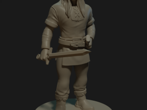 warrior 3D-printmodel