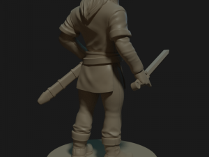 warrior Model do druku 3D