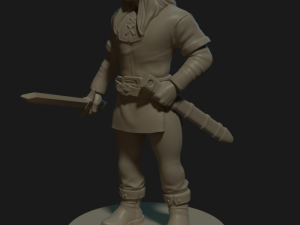 warrior Model do druku 3D