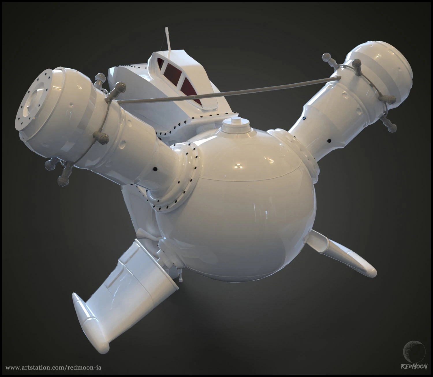 astronave Modello 3D .c4d .max .obj .3ds .fbx .stl .blend 