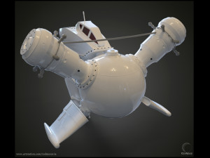 spaceship 3D Model