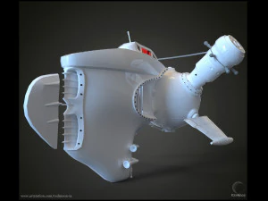 astronave Modello 3D