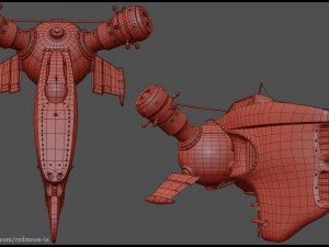astronave Modello 3D