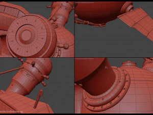 astronave Modello 3D