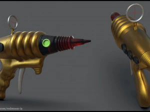 Alien lizard - - spaceboard 3D Model