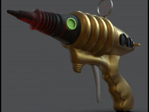 Alien lizard - - spaceboard 3D Model