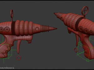 Alien lizard - - spaceboard 3D 모델