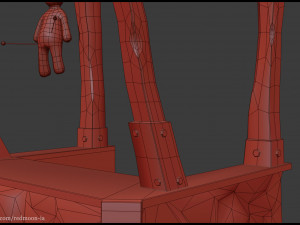 house balcony stylized Modelo 3D