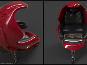 gaming chair design 3D Model