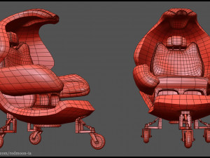gaming chair design 3D-Modell