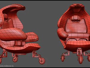 gaming chair design 3D Model
