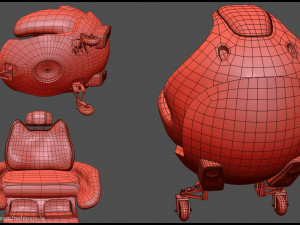 gaming chair design 3D-Modell