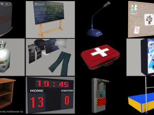 low poly pack 3D Model